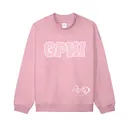 Gamma Phi Beta Fuzzy Block Lettering PR Sweater 2