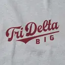 Delta Delta Delta Playful Script Big Little Reveal Tank