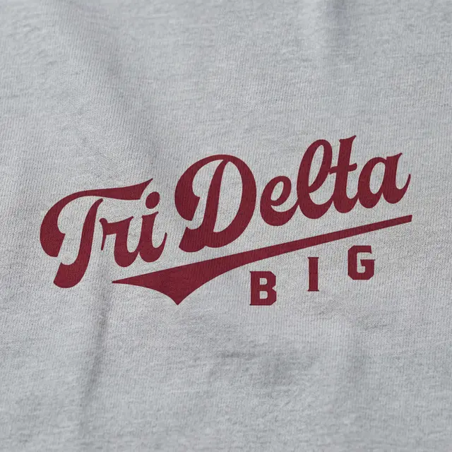 Delta Delta Delta Playful Script Big Little Reveal Tank