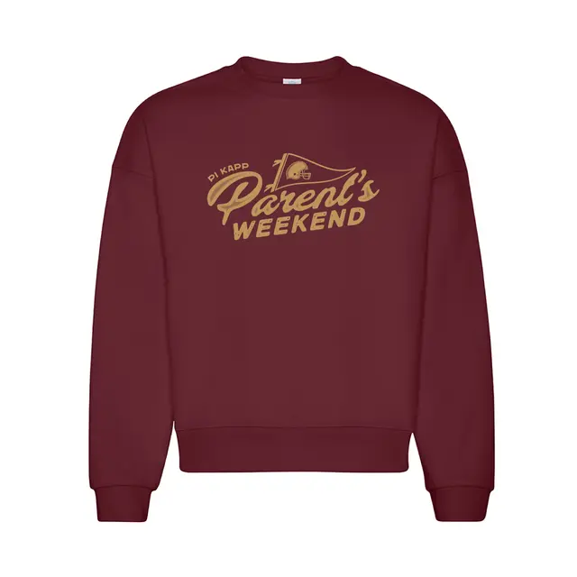 Pi Kappa Phi Whimsical Banner Parent's Weekend Crewneck 2