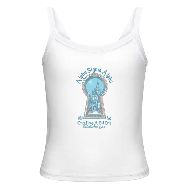 Alpha Sigma Alpha Keyhole Castle Once Upon a Bid Day Tank 2