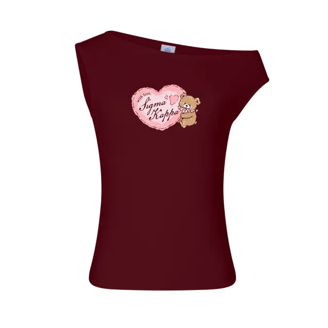 Sigma Kappa Heart Illustration Rush Tank 2