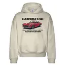 Lambda Chi Illustration of Classic Car Rush Hoodies 2