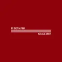 Pi Beta Phi Stripes Text PR Tank