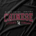 Chinese Students and Scholars Association Stacked Text PR Hoodie