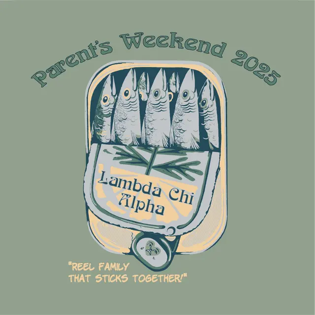 Fish Can Graphic Parent's Weekend Shirt