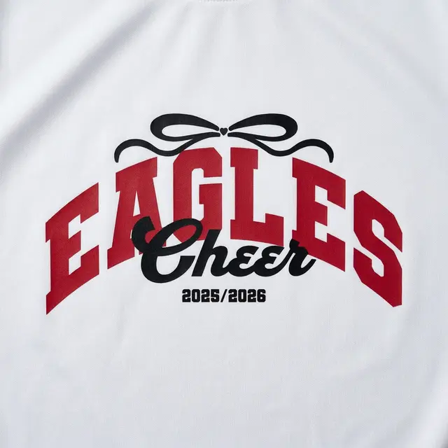 Eagles Cheer Bold Block Text PR Tank