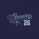 Delta Gamma Varsity Script and Numbers Game Day Sweater