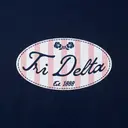Delta Delta Delta Floral Illustration PR Tank