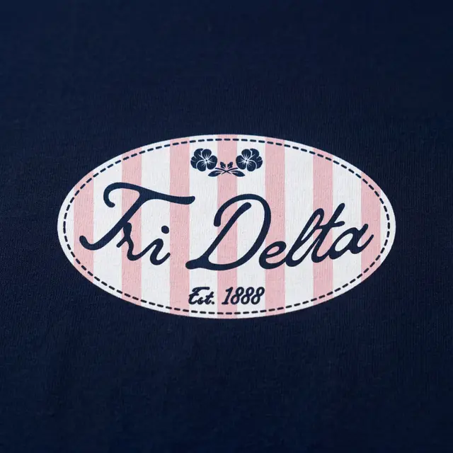 Delta Delta Delta Floral Illustration PR Tank