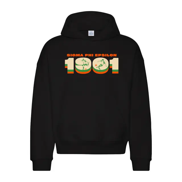 Sigma Phi Epsilon Athletic Action Graphic PR Hoodie 2