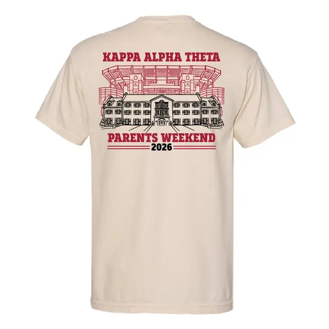 Kappa Alpha Theta Stadium and House Parents Weekend Shirt 2