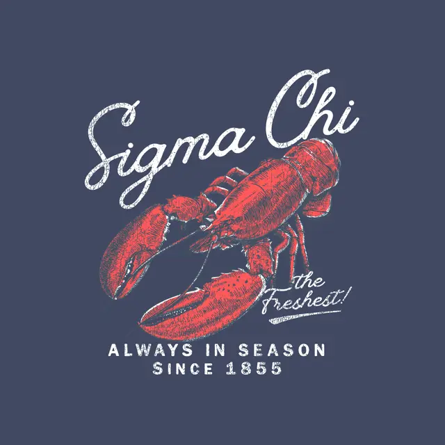 Sigma Chi Lobster Graphic PR Shirt