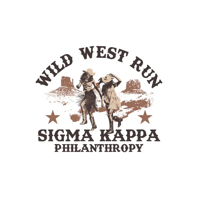 Sigma Kappa Wild West Run Philanthropy Shirt