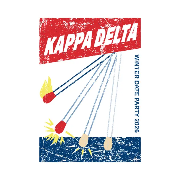 Kappa Delta Striking Matches Winter Date Party Crewneck