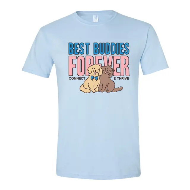 Best Buddies Playful Puppy Illustration PR Shirt 2
