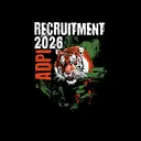 Alpha Delta Pi Tiger Illustration Recruitment Tank