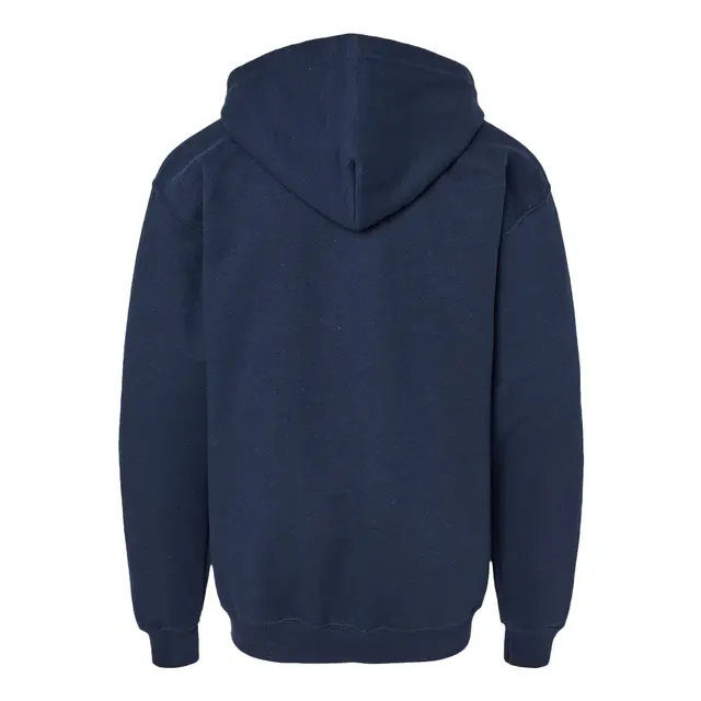 Heavy Blend™ Youth Full-Zip Hooded Sweatshirt Navy Back