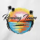 Rowing Team Sunset Water Silhouette PR Hoodie