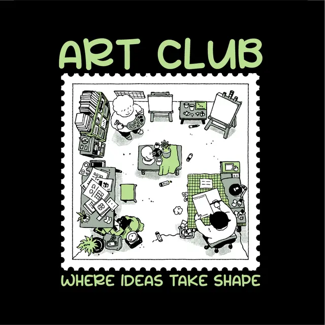 Art Club Illustration Creative PR Sweater