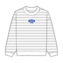 Alpha Xi Delta Striped Text PR Sweater 2