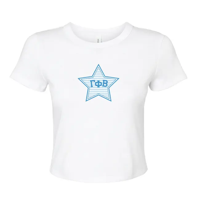Gamma Phi Beta Striped Star Design PR Shirt 2