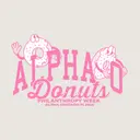 Alpha Omicron Pi Donut Graphic Philanthropy Hoodie