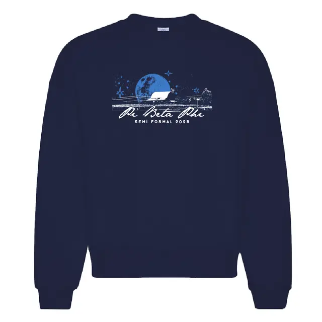 Pi Beta Phi Moonlit Barn Scene Semi Formal Crewneck 2