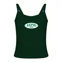 Alpha Epsilon Phi Block Lettering Oval Graphic PR Tank 2