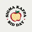 Sigma Kappa Apple Motif Bid Day Shirt