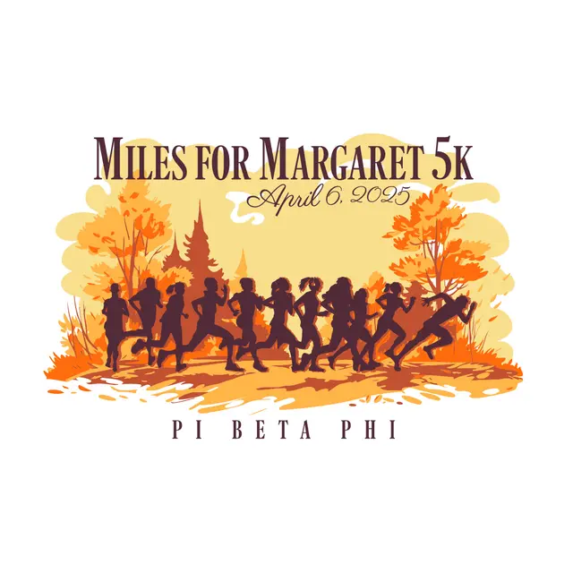 Pi Beta Phi Runner Silhouette Philanthropy Shirt