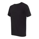 Customizable Alternative Vintage Jersey Keeper Short Sleeve Tee 5050 Black Left
