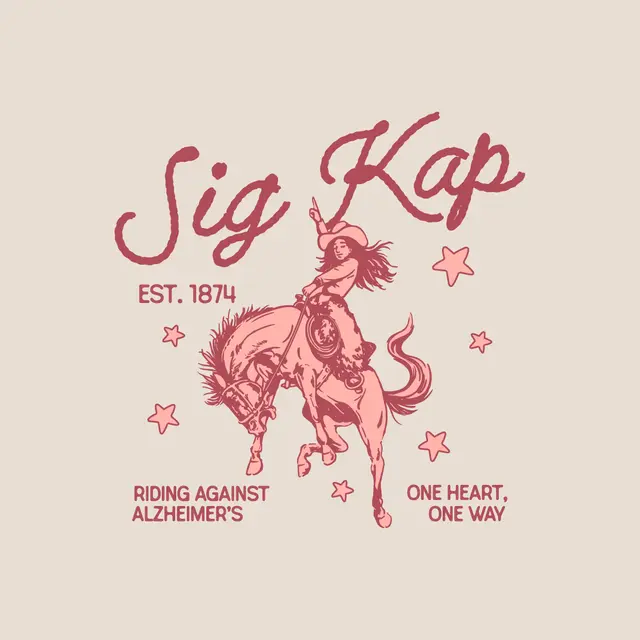Sigma Kappa Cowgirl Riding Philanthropy Shirt