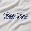 Kappa Sigma Script Lettering Winter Formal Crewneck