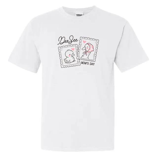 Delta Zeta Cute Duck Drawing Mom's Day Shirt 2