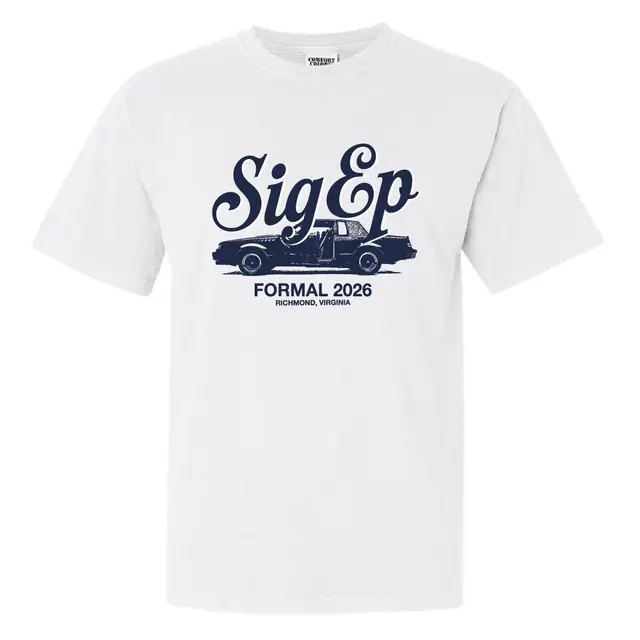Sigma Phi Epsilon Classic Car Illustration Formal Shirt 2