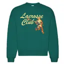 Lacrosse Team Player Illustration PR Crewneck 2