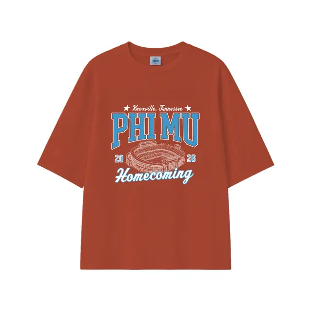 Phi Mu Stadium Illustration Homecoming Shirt 2