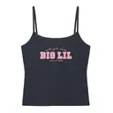 Zeta Phi Beta Plaid Text Big Little Reveal Tank 2