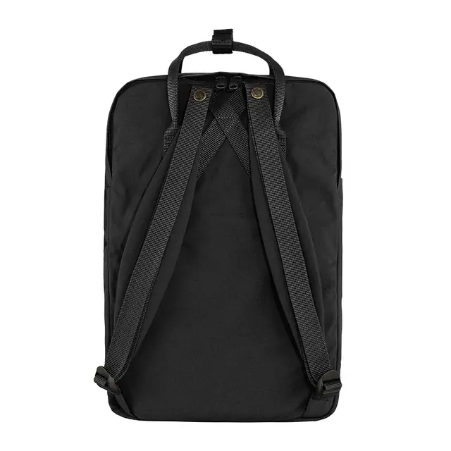 Fjallraven Kanken 17in Laptop Backpack Black Back