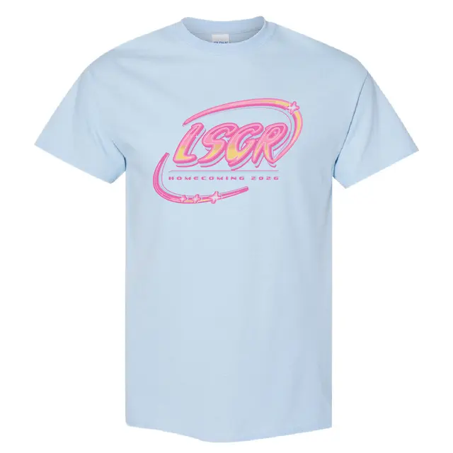 LSGR Retro Swirl Script Homecoming Shirt 2
