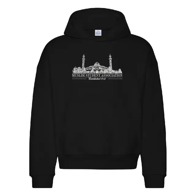 Muslim Student Association Mosque Illustration PR Hoodie 2