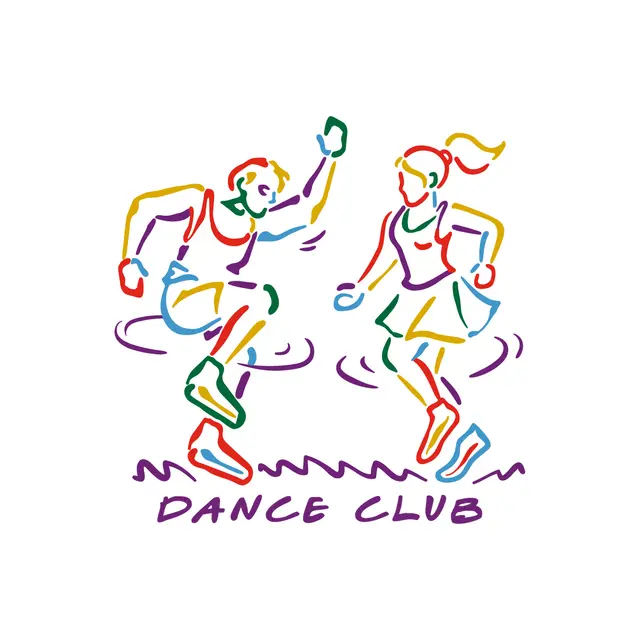 Dance Club Colorful Dancers PR Crewneck