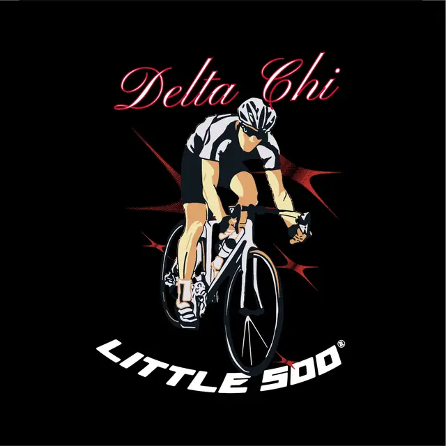 Delta Chi Biking Graphic Big Little Reveal Shirt