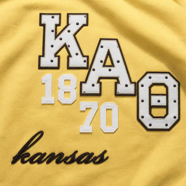 Kappa Alpha Theta Block Lettering Established Date Hoodie