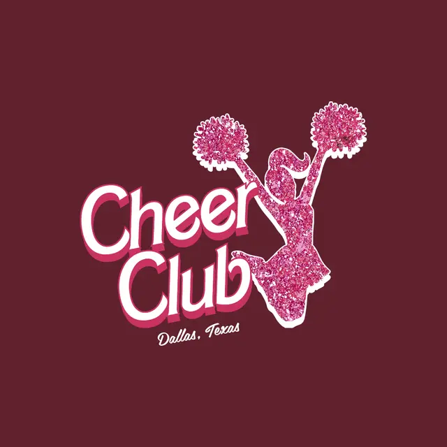 Cheer Club Glitter Pom Pom PR Sweater