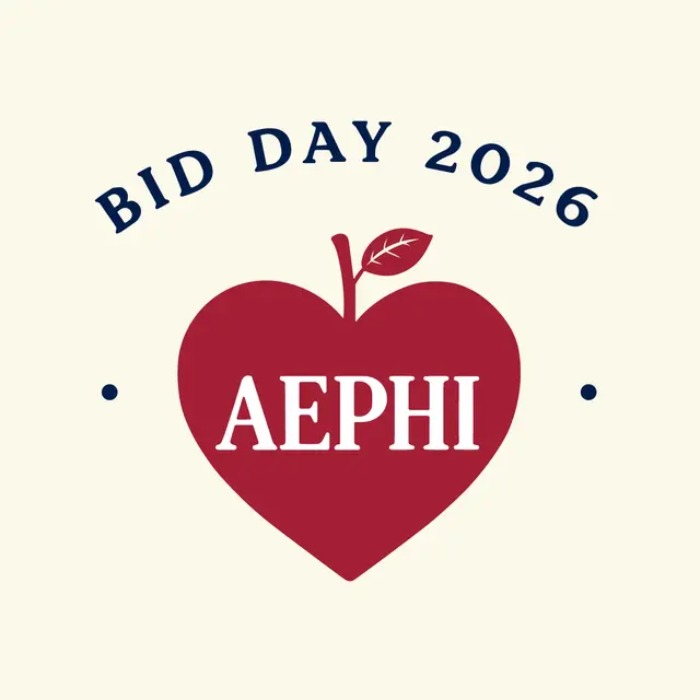 Alpha Epsilon Phi Heart Illustration Rush Tanks