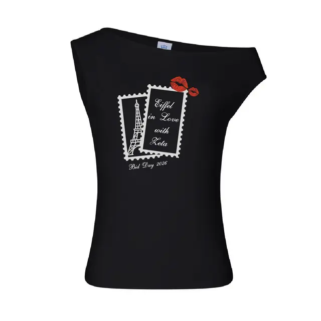 Zeta Tau Alpha Eiffel Tower Kiss Bid Tank 2