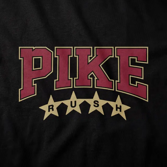 Pi Kappa Alpha Bold Block Lettering Rush Hoodie