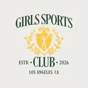 Girls Sports Club Crest Design PR Shirt